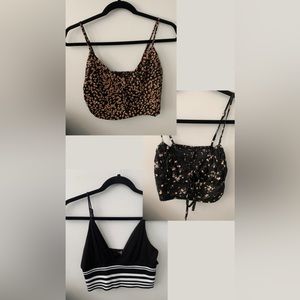 Crop tank tops